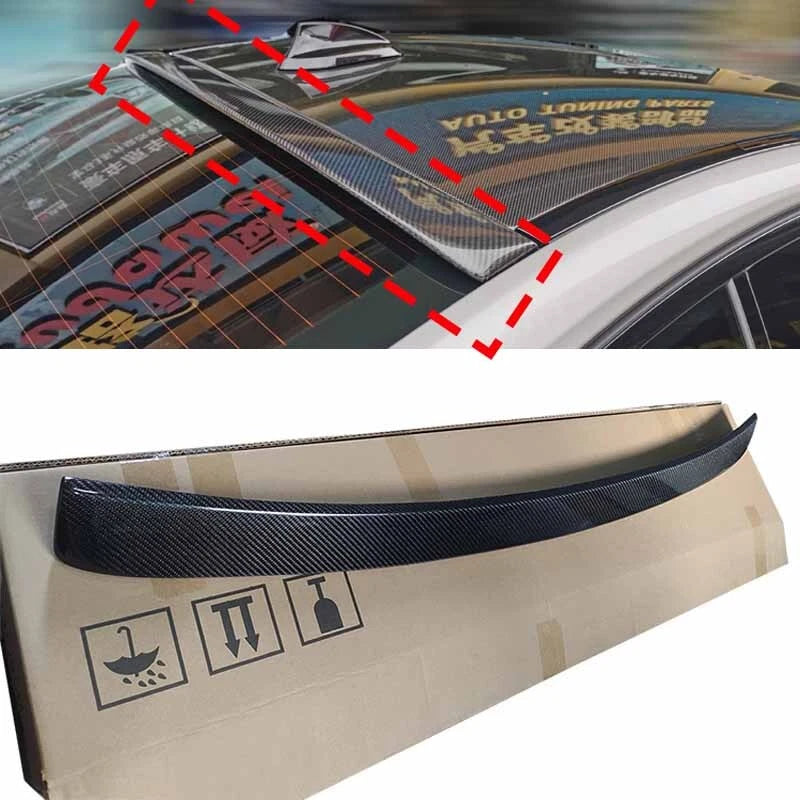 Dry Carbon Fiber Refit Rear Roof Spoiler Wing Lip Parts For BMW M5 F90 2018-2023