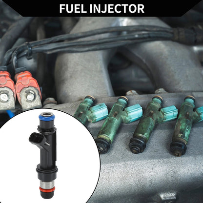 Fuel Injector for Chevrolet Trailblazer 4.2L Black 1 Pc (2002-2005)