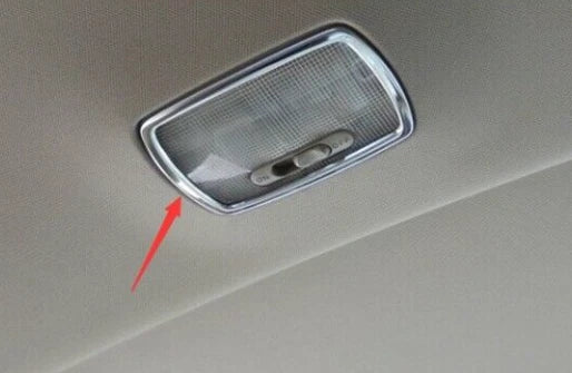 ABS Chrome Rear Reading Light Lamp Cover Trim for Toyota C-HR (2018-2023)