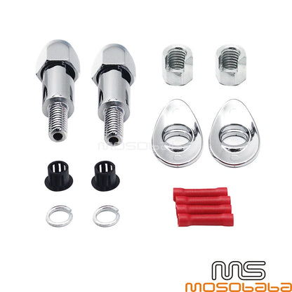 Detachable Sissy Bar Docking Hardware for Harley Dyna Wide Glide (06-08)