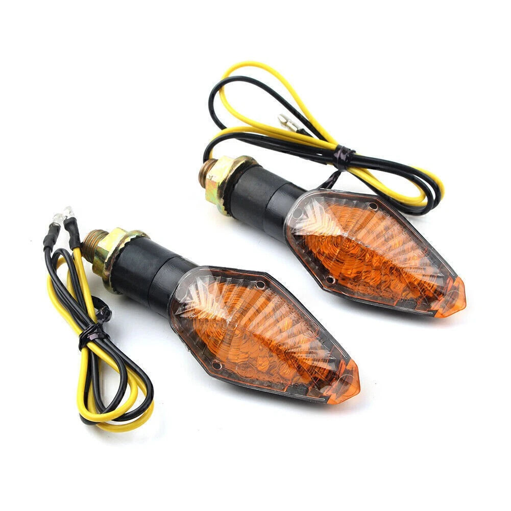 Mini Amber Turn Signal Lights 12V LED for Harley Motorcycle (2014-2023)
