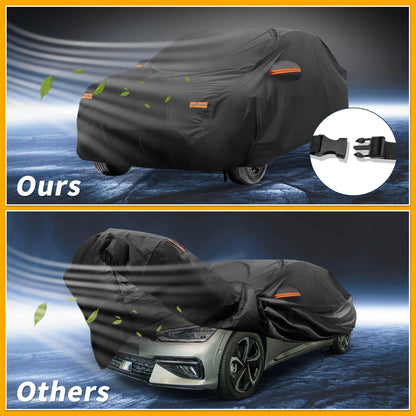 Waterproof All Weather Car Cover for Kia e-Niro (2016-2023) Black 210D-PU