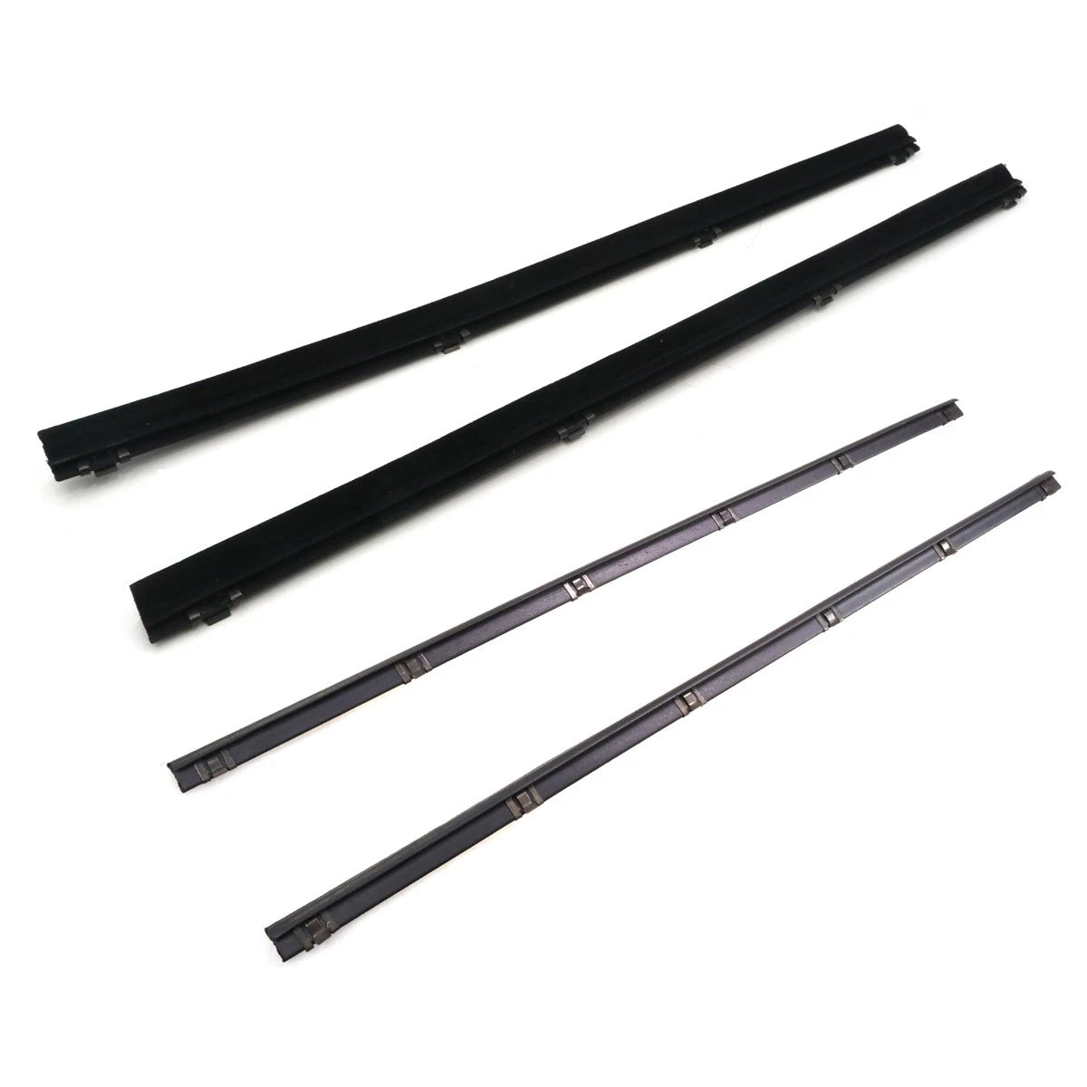 Front Rear Door Glass Inner Weatherstrip for Toyota Land Cruiser 1990-1997