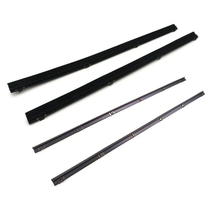 Front Rear Door Glass Inner Weatherstrip for Toyota Land Cruiser 1990-1997