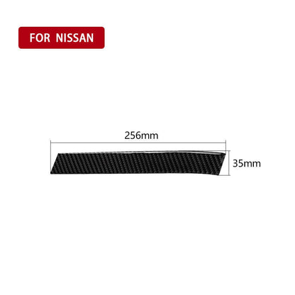 Carbon Fiber Side Door Handle Cover Trim for Nissan 350Z (2003-2009)