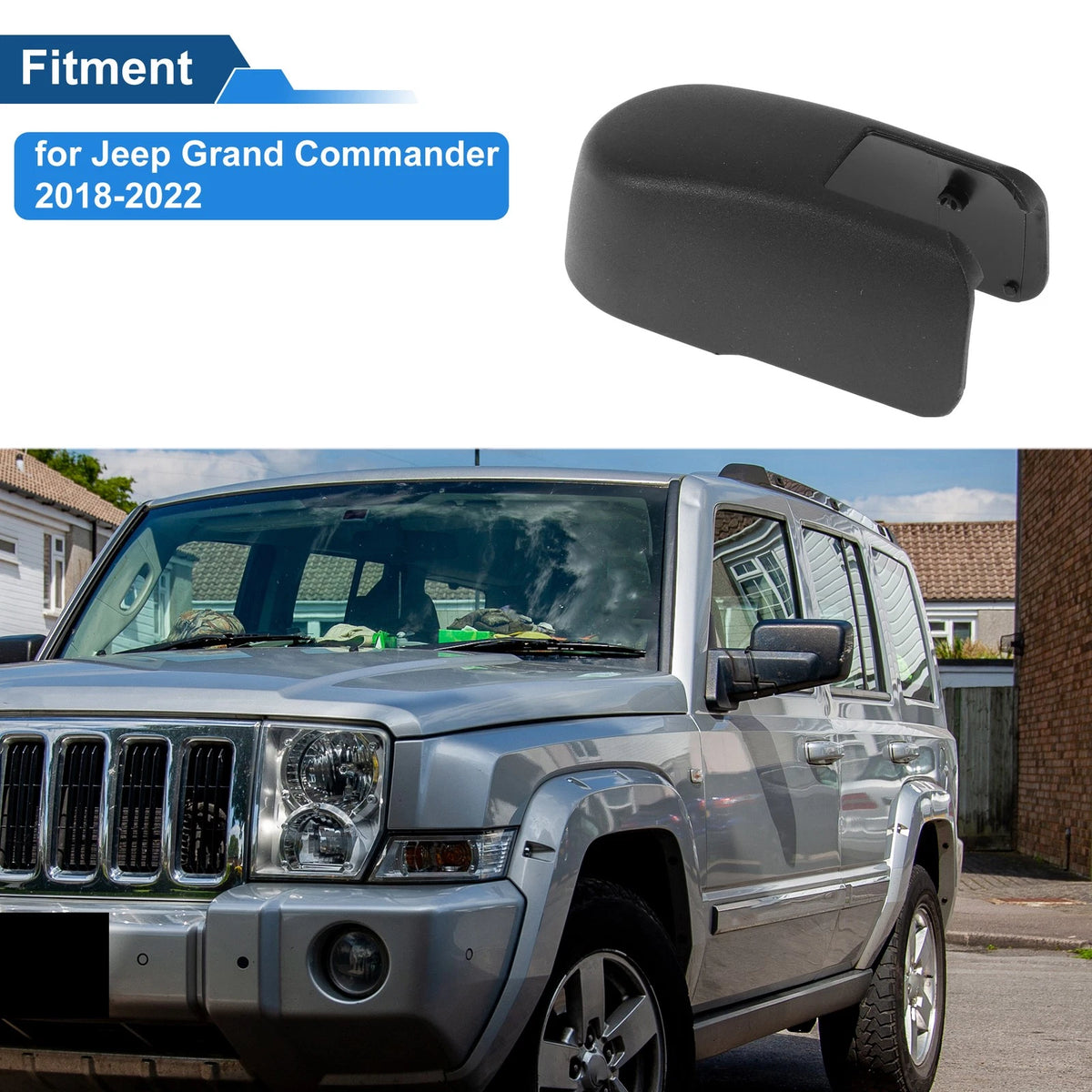 Rear Windshield Wiper Arm Nut Cover for Jeep Grand Commander (2019-2023)