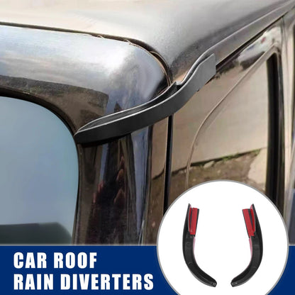 Car Water Rain Diverters Gutter Extension for Jeep Wrangler JK (2007-2017)
