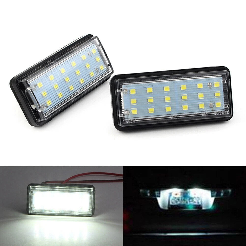 2 x LED License Plate Lights for Toyota Land Cruiser Prado, Lexus GX, LX470