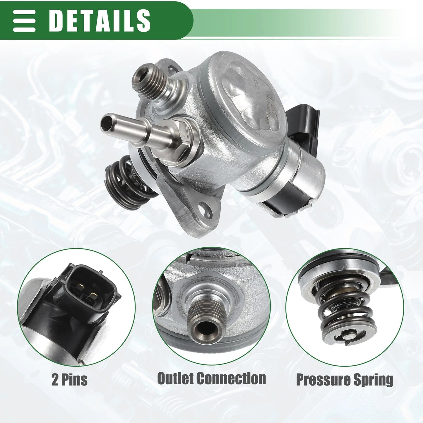 Fuel Pump for Ford Focus 2012-2018 Metal Replacement