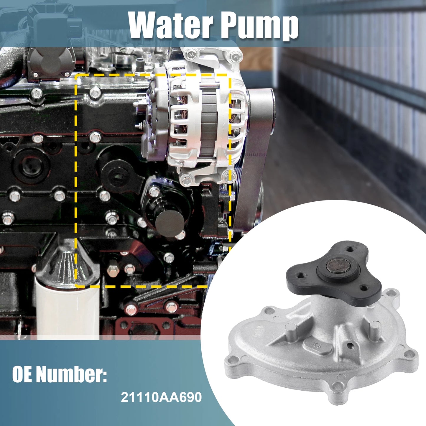 Water Pump for Subaru Forester, Legacy (2011-2019)