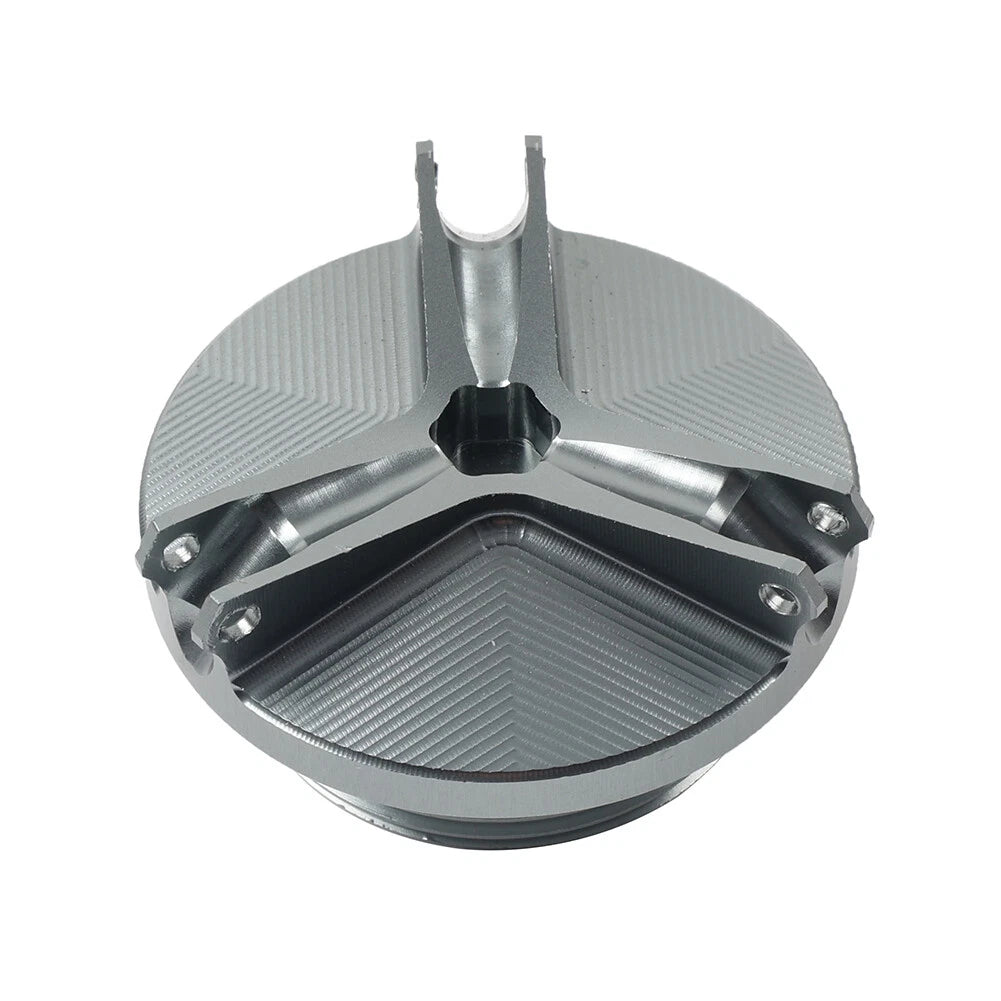 Grey Engine Oil Filler Cap Cover for Kawasaki Z750 ZX636 ZX-6R ZX10R ZX14R