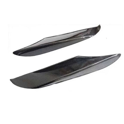 Dry Carbon Fiber Front Fog Lamp Pack Corner Splitter Cover For BMW M6 F06 12-21