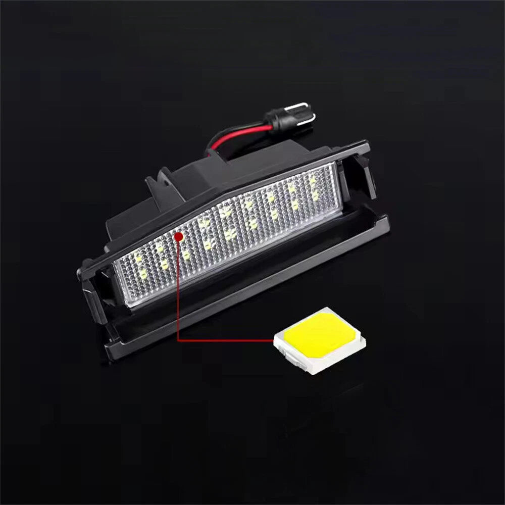 White LED License Plate Lights for Mazda MX5 Miata (2016-2022)