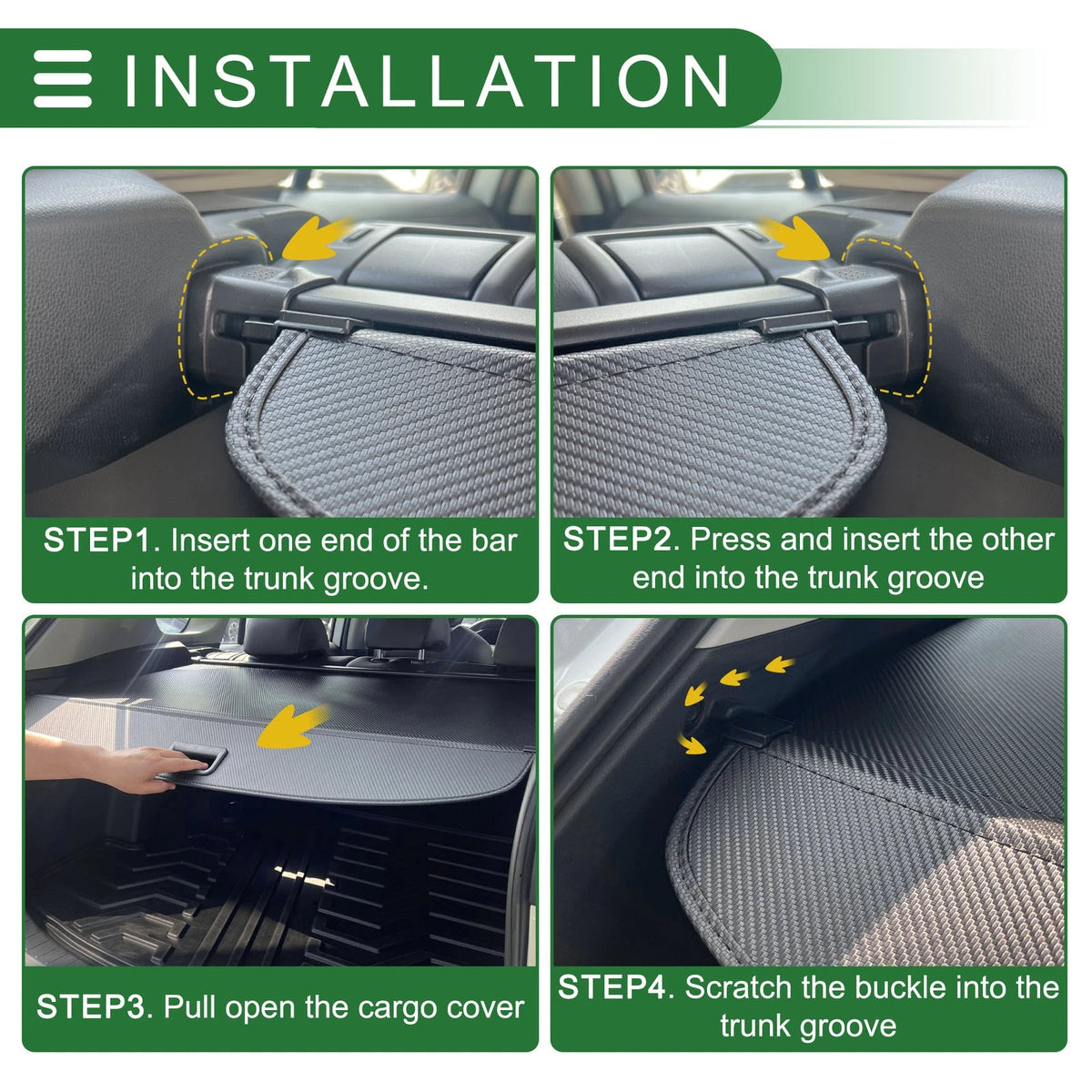 Car Trunk Retractable Cargo Cover for Mercedes-Benz R-Classe S251 2007-2019