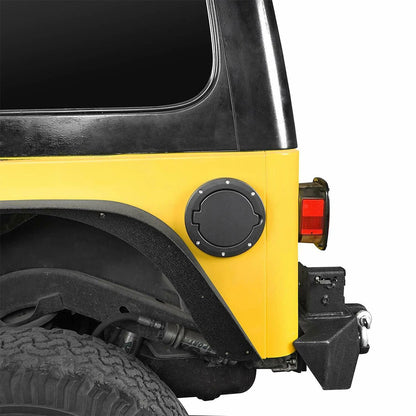 Fuel Tank Cover Door Gas Lid Filler Cap for Jeep Wrangler TJ (1997-2006)