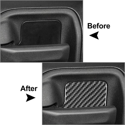 4 Pcs Door Handle Bowl Cover Trim for Jeep Wrangler (2011-2017)