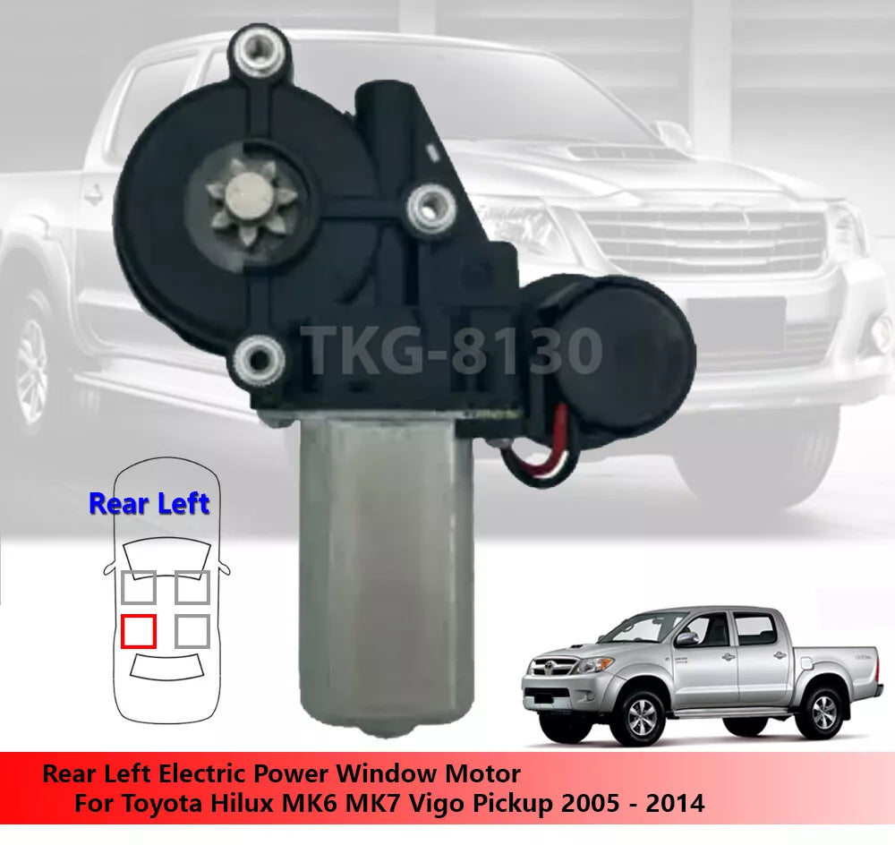 Rear Left Electric Power Window Motor for Toyota Hilux (2005-2014)