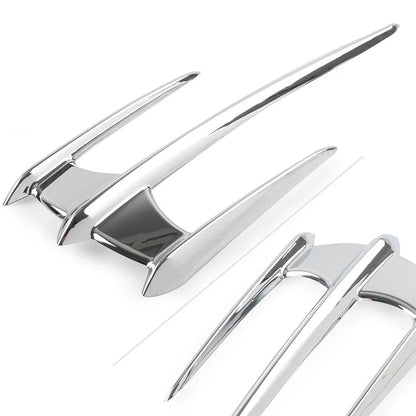 Chrome Fairing Trunk Lid Accents for Honda GL1800 (2001-2011)