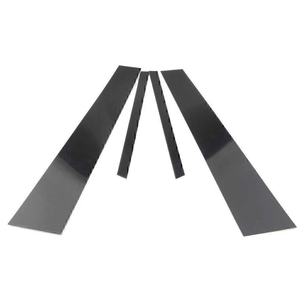 4 Pcs Door Trim Pillar Posts Black Covers for VW Jetta (2012-2018)