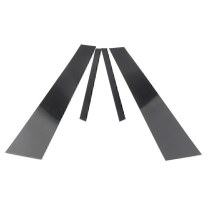 4 Pcs Door Trim Pillar Posts Black Covers for VW Jetta (2012-2018)
