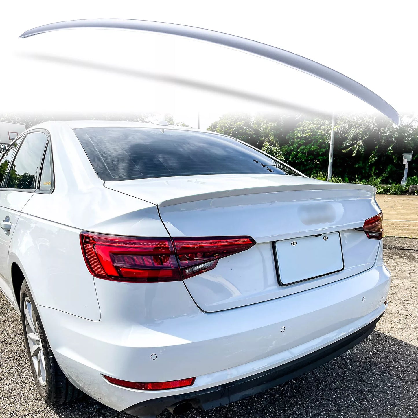 ABS Rear Boot Spoiler Wing for AUDI A4 B9 Sedan (2016-2023)