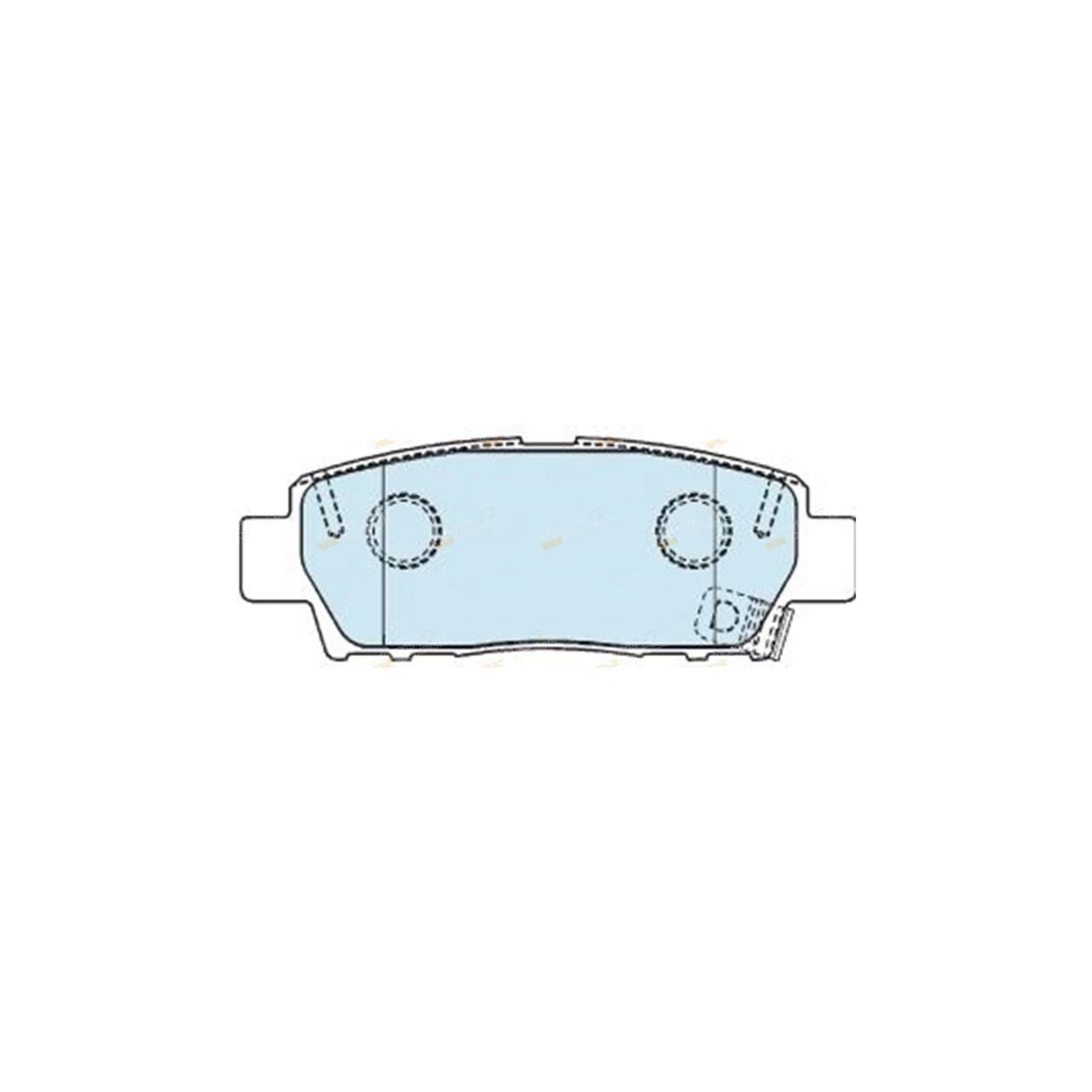Rear Disc Brake Pad Set for Toyota Avalon MCX10 (2013–2018)