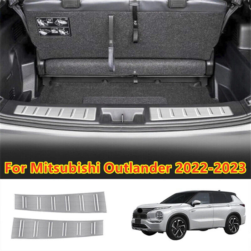 Silver Bumper Guard Plate Cover Trim for Mitsubishi Outlander (2022–2023)