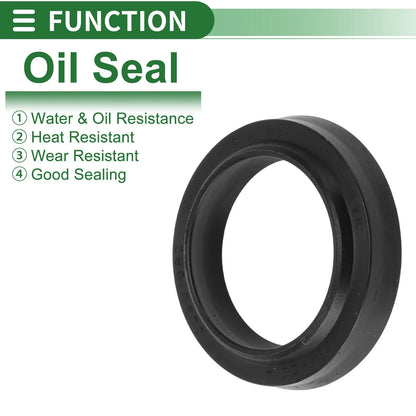 Oil Seal 22.4x30.4x4.5mm NBR Rubber Rotary Shaft Seal 5 Pcs