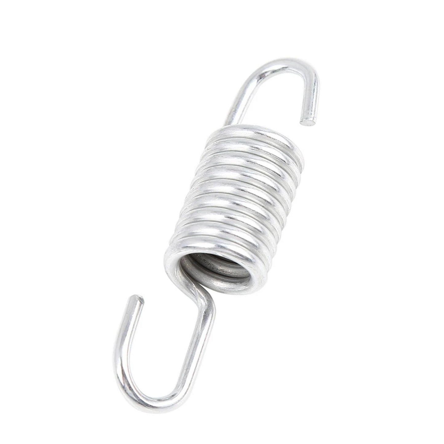 5.5cm Length Motorcycle Silver Tone Bracket Kickstand Spring for JH70