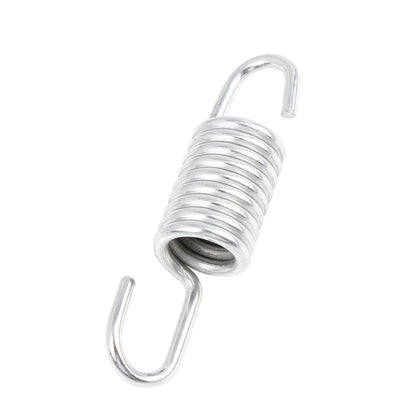 5.5cm Length Motorcycle Silver Tone Bracket Kickstand Spring for JH70