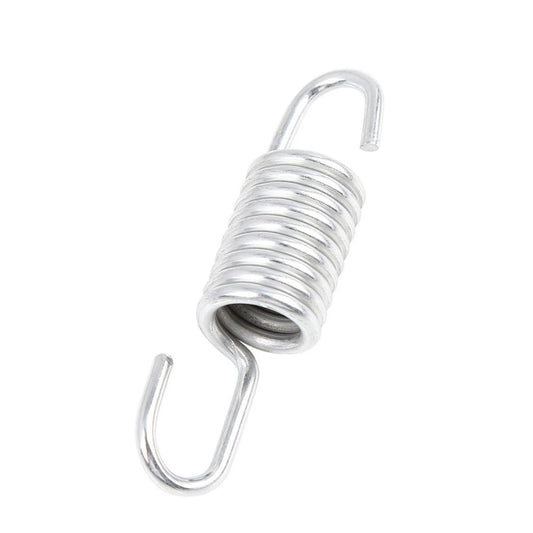 5.5cm Length Motorcycle Silver Tone Bracket Kickstand Spring for JH70