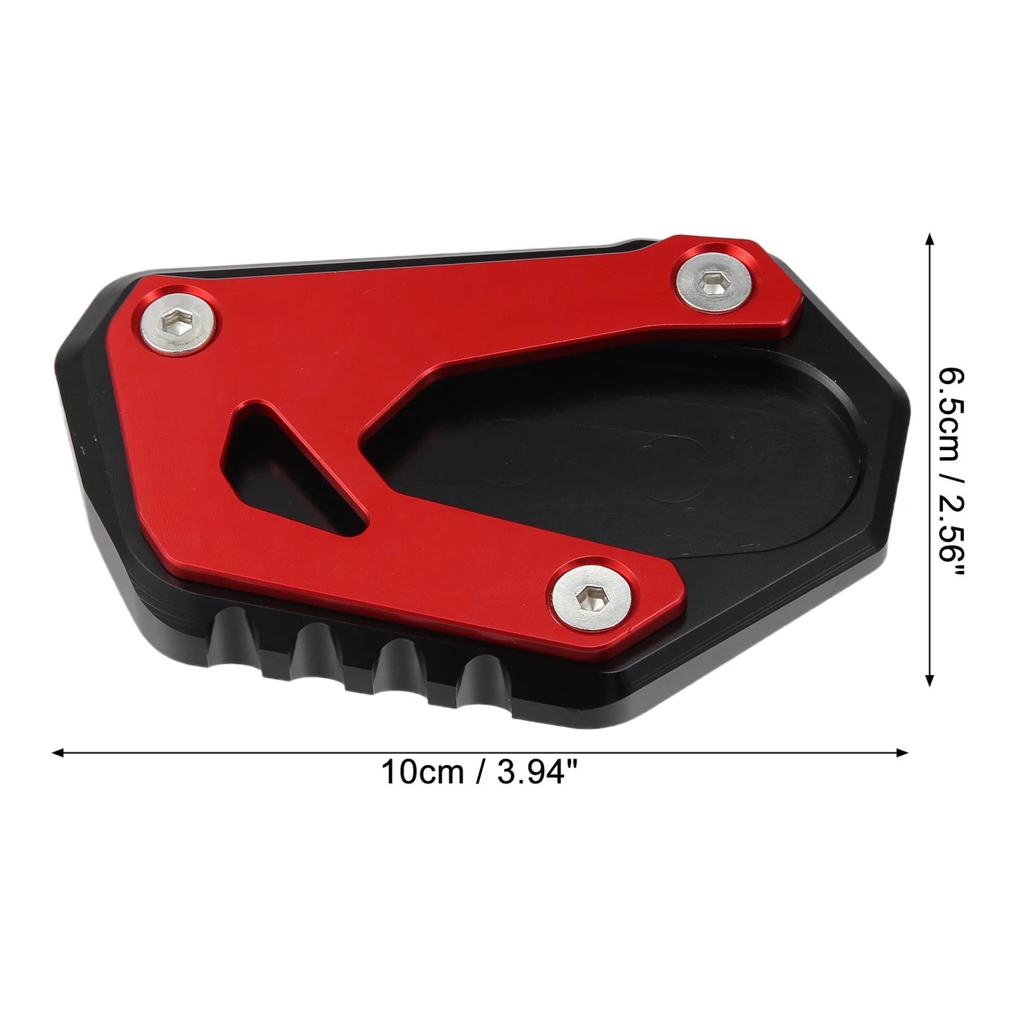 Kickstand Side Stand Plate Pad Set Red for Suzuki Gsx-S 2015–2021
