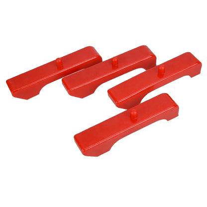 4 x Red Small Block Radiator Support Bushings for Chevy GMC C/K Trucks