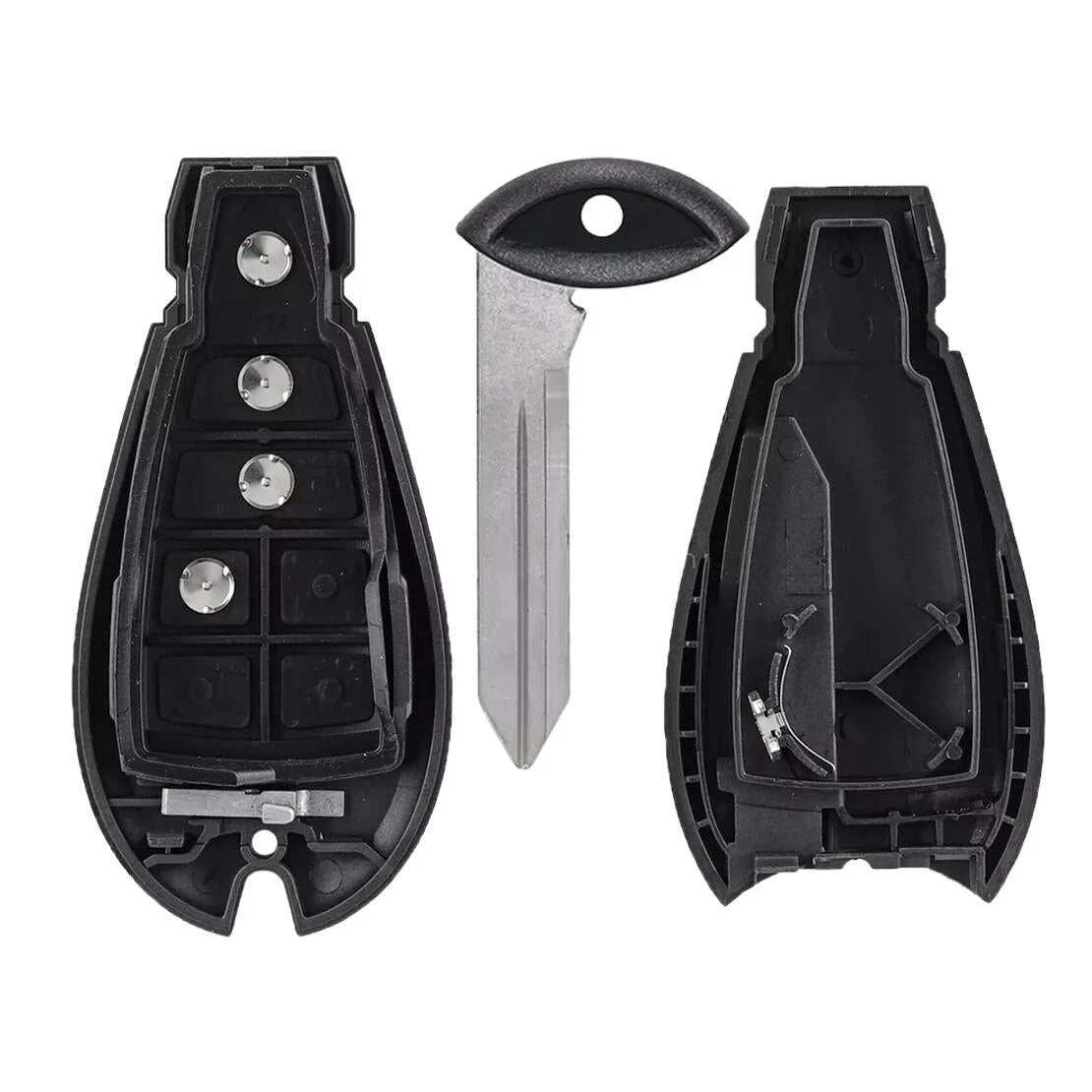 4 Button Remote Key Fob Case Shell for Dodge Ram 1500, 3500, Jeep Cherokee