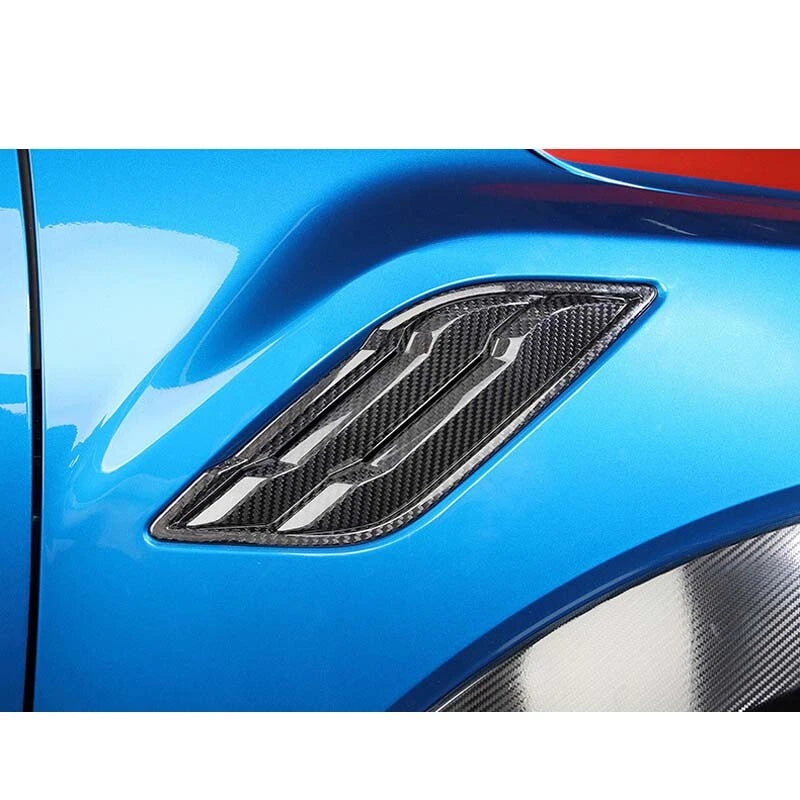 Real Carbon Fiber Side Fender Vent Cover Trim for 2019-2024 Ford F-150 Raptor