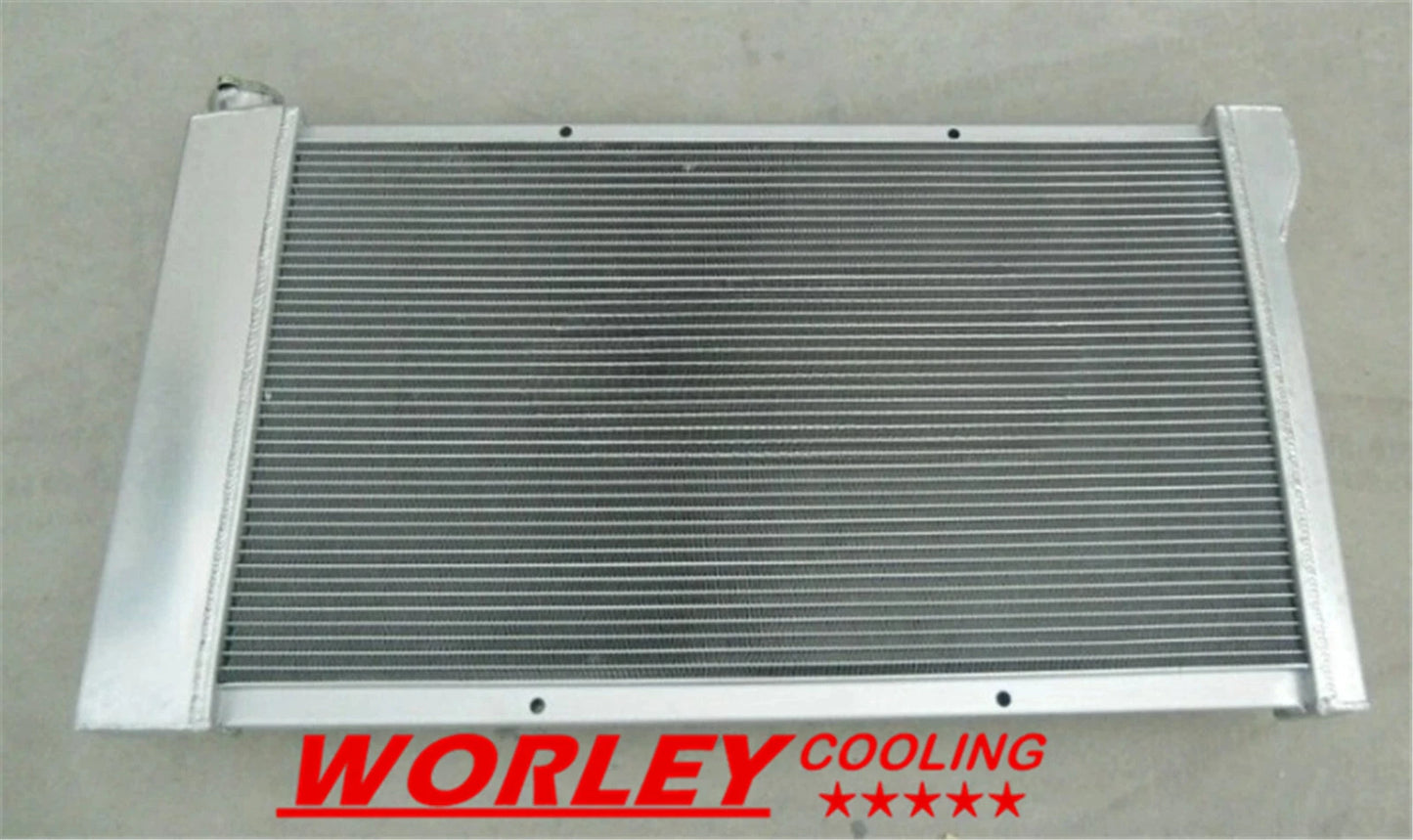 44mm 3 Row Aluminum Radiator & Fan for 67-72 Chevy C/K Pickup Truck V8