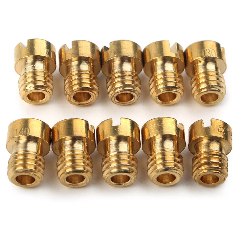 GY6 125cc 150cc M5 Thread Motorcycle Carburetor Main Jet Kit Injector Nozzle