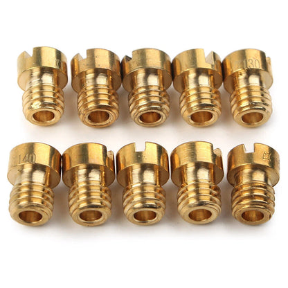 GY6 125cc 150cc M5 Thread Motorcycle Carburetor Main Jet Kit Injector Nozzle