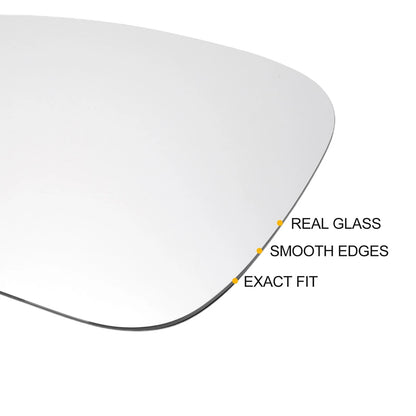 Left Side White Mirror Glass w/ Back Heated for Porsche Panamera (2016-2020)