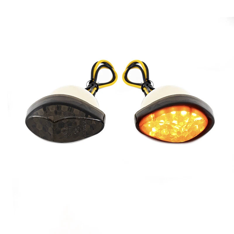 LED Flush Mount Front Turn Signal Lights for Honda CBR 1000 600 900 RR CB1000R