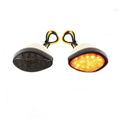 LED Flush Mount Front Turn Signal Lights for Honda CBR 1000 600 900 RR CB1000R