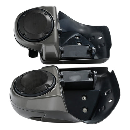 Vented Fairings for Harley Street Glide (2014-2024) - Pearl Red & Silver Gray