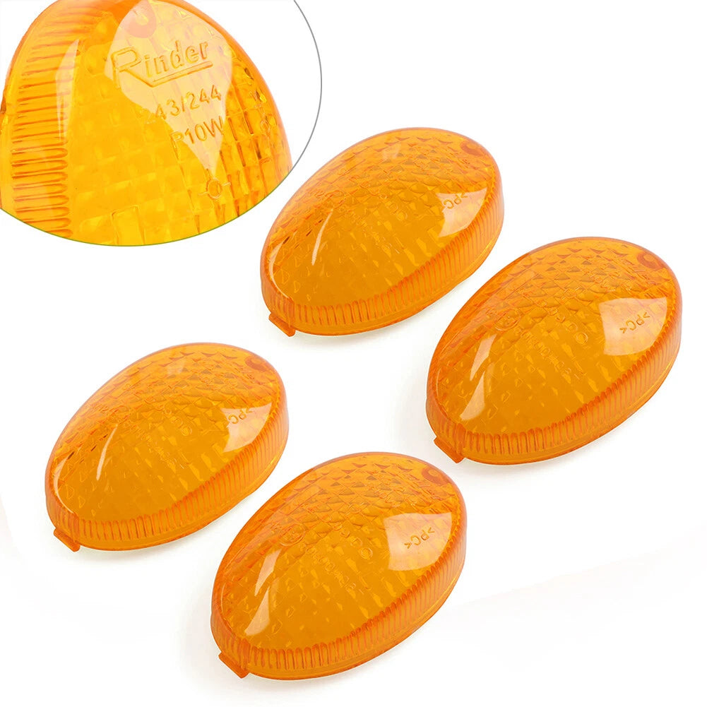 4 x Motorcycle Turn Signal Light Lens for KAWASAKI EX250R NINJA 250R (2008-2012)