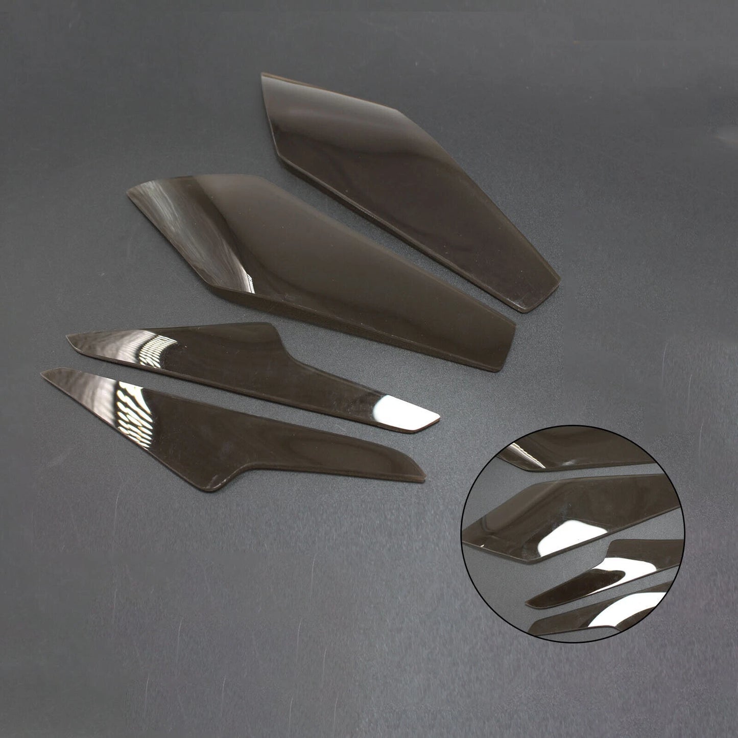 Headlight Glass Cover Smoke for Honda CB250R (2017-2018)