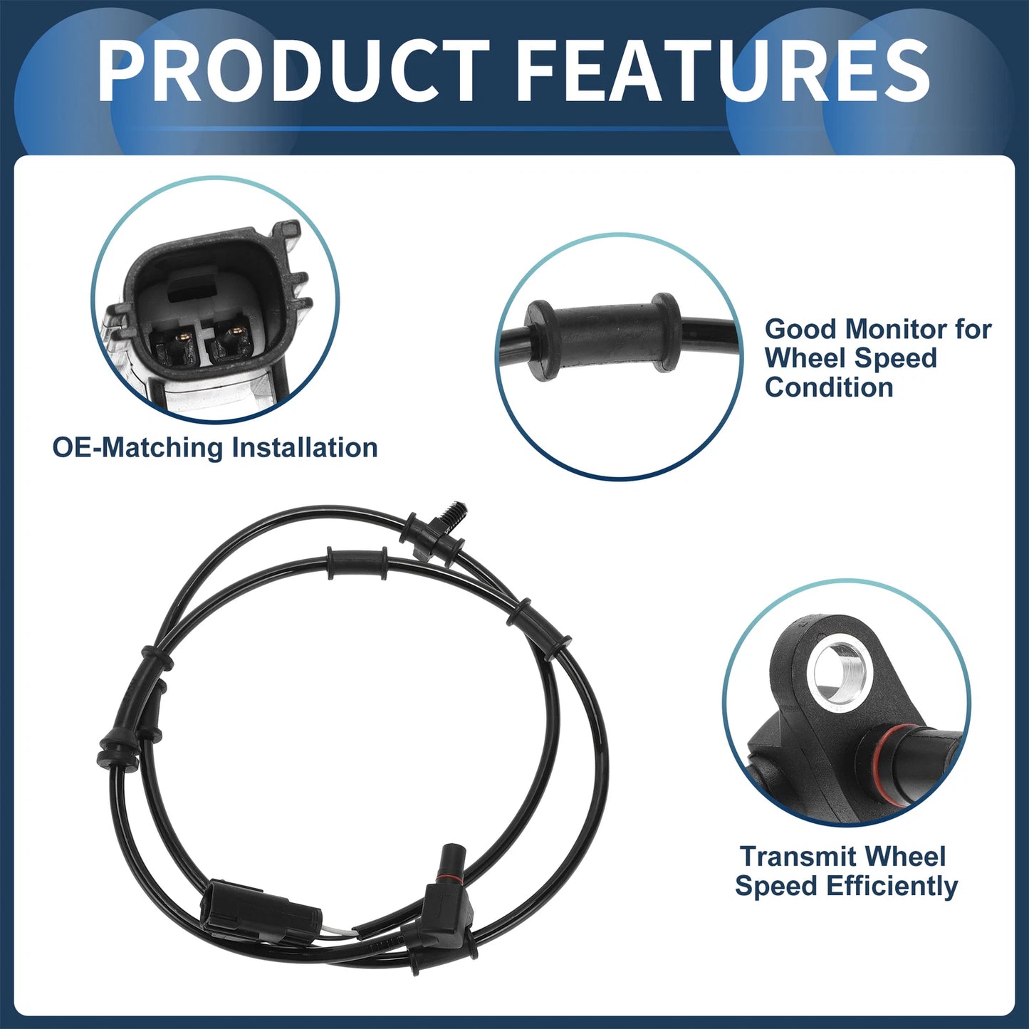Wheel Speed Sensor for Dodge Ram 3500 Front