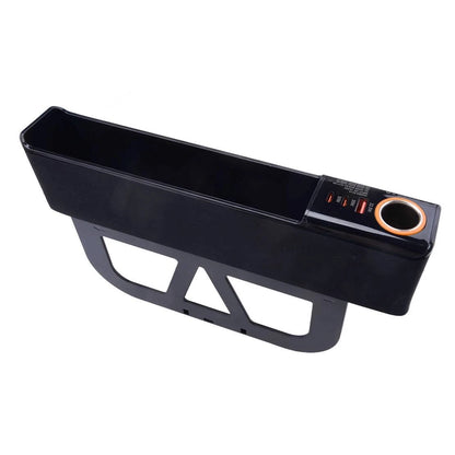 USB Seat Gap Crevice Storage Box +  Type C Phone Holders for Car Sk