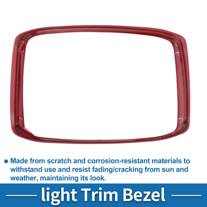 Rear Headlight Trim Bezel for Toyota Tundra (2014-2021) Red