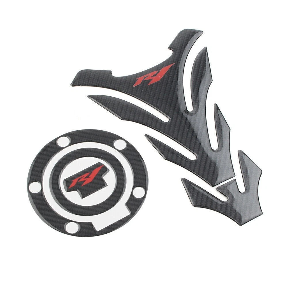 Grip Fuel Tank Pad Cap Cover Decal for Yamaha YZF1000 YZF-R1 R1M (2015-2023)