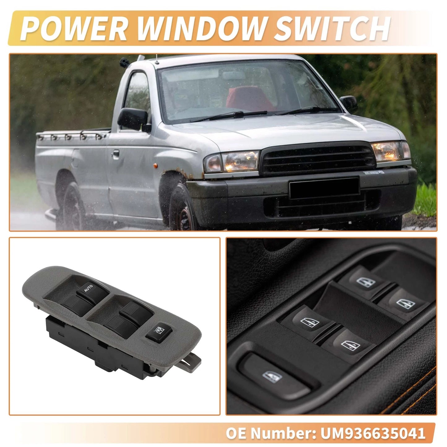 Power Window Switch for Mazda B2500 Bravo Ranger (1998-2006)