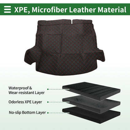 Cargo Liner Rear Trunk Mat for Honda CR-V Hybrid (2017-2021) Black XPE